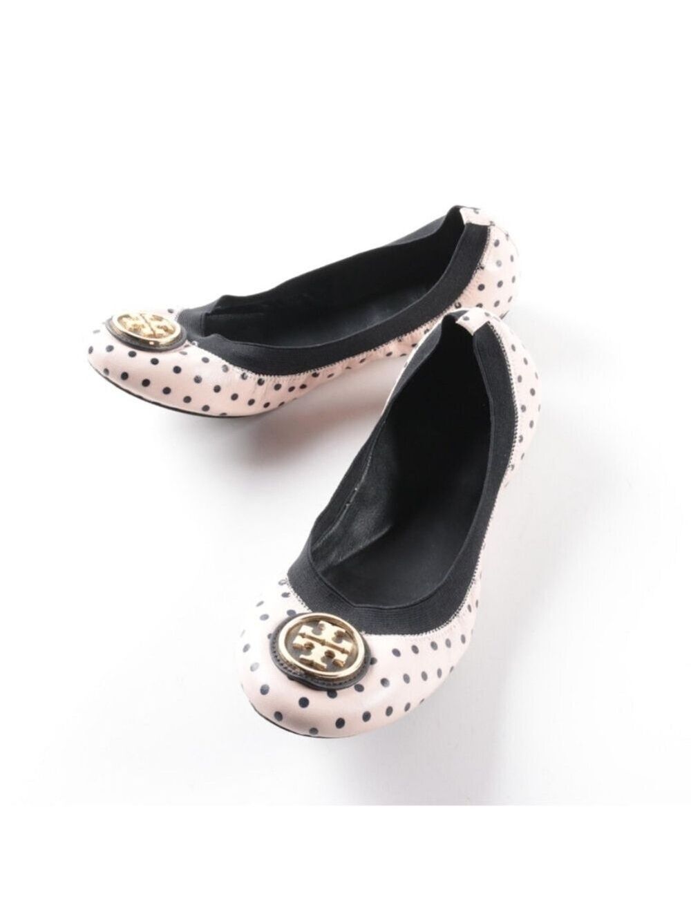 TORY BURCH CAROLINE FLATS MINI DOTS PINK